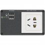 Extron US (2) AC&(2) USBA Outlets 12 A Circuit Breaker PS 1.83m