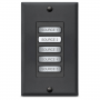 Extron Audio Control Panel with 5 Buttons - Decorator-Style