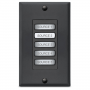 Extron Audio Control Panel with 5 Buttons - Decorator-Style