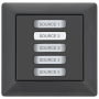 Extron Audio Control Panel with 6 Buttons – Decorator-Style