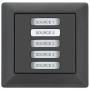 Extron Audio Control Panel with 6 Buttons – Decorator-Style