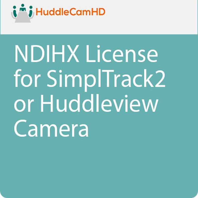 HuddleCam Add an NDI|HX license to your existing SimplTrack2