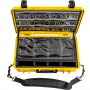 B&W valise Type 6000 with medical emergency kit Jaune