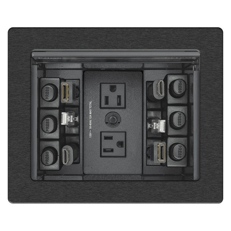 Extron Cable Cubby 700 Noir-Module d'alimentation CA non inclus