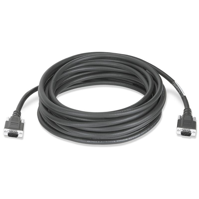 Extron VGA Cable: 15-pin HD Male to Male Molded - 6' (1.8 m)