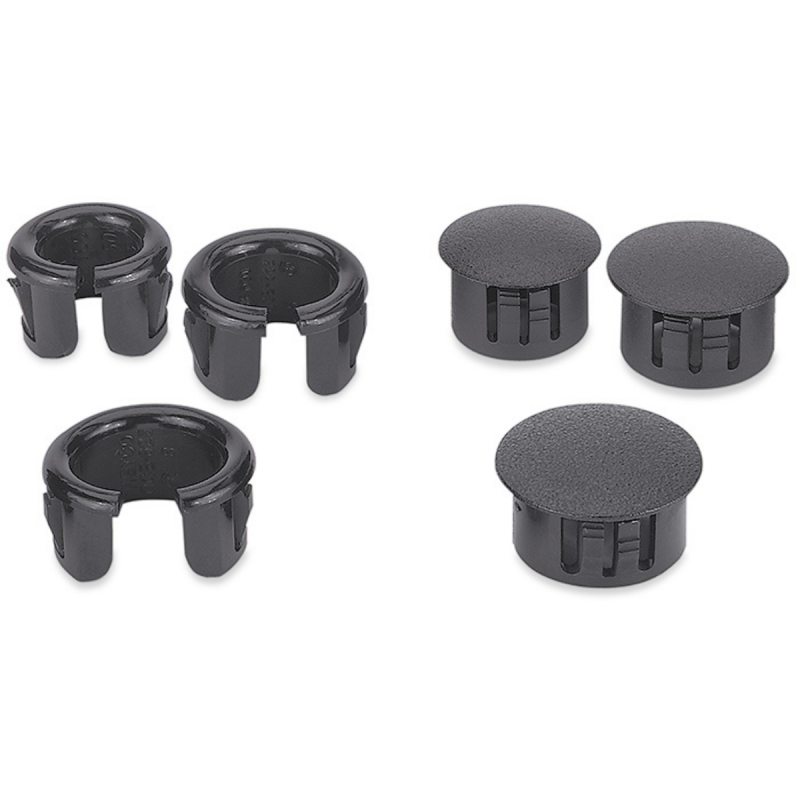 Extron Assorted plugs and grommets in black