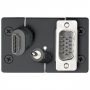 Extron Double Space MAAP - Black: Captive Cable Kit