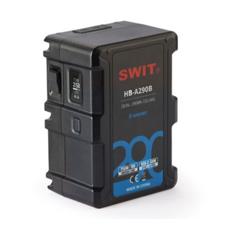 SWIT HB-A290B 290Wh Battery 28V B-Mount, 16V D-tap and USB-C/USB-A