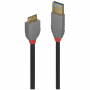 Lindy Câble USB 3.2 Type A vers Micro-B, 5Gbit/s, Anthra Line, 0.5m