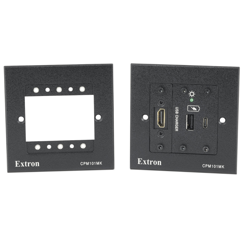 Extron MAAP Mounting Frame for 1-Gang MK Electric Wall Boxes Black