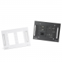 Extron Three-Gang MAAP Mounting Frame: With Cable Guards - Black