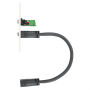 Extron WallPlate – MK 1-gang – White  HDMI F-F 15 cm pigtail
