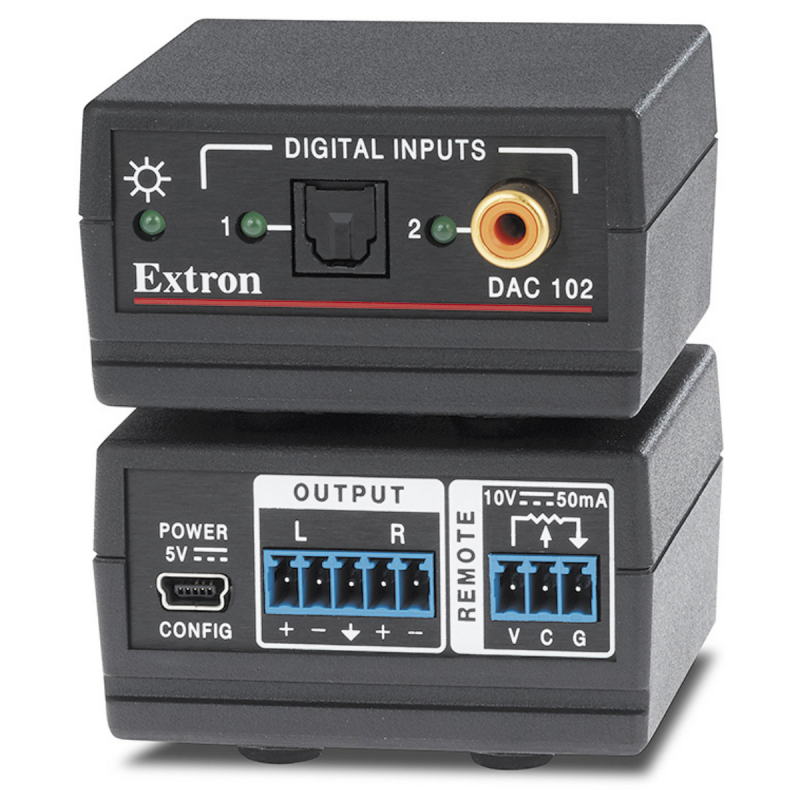 Extron Two Channel Digital to Analog Audio Converter
