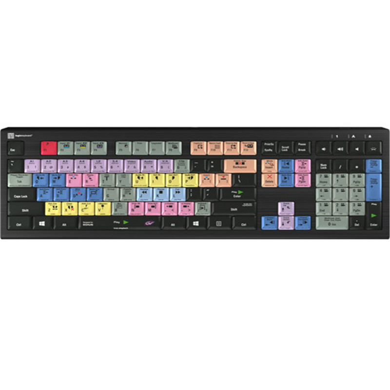 EDIUS X/9 Keyboard UK, black ASTRA Backlit, USB (UK English)