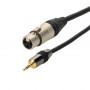 Cordon XLR 3b/Jack 3.5 st FM 5m