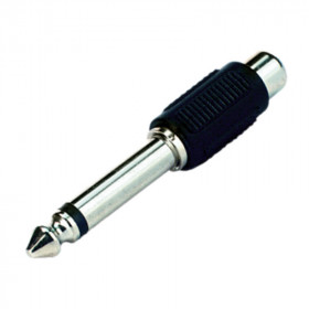 Adaptateur Jack 6.35 mono male / RCA femelle