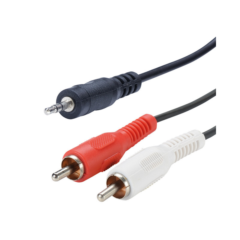 Cordon Jack 3.5 st M/2 RCA M 5m