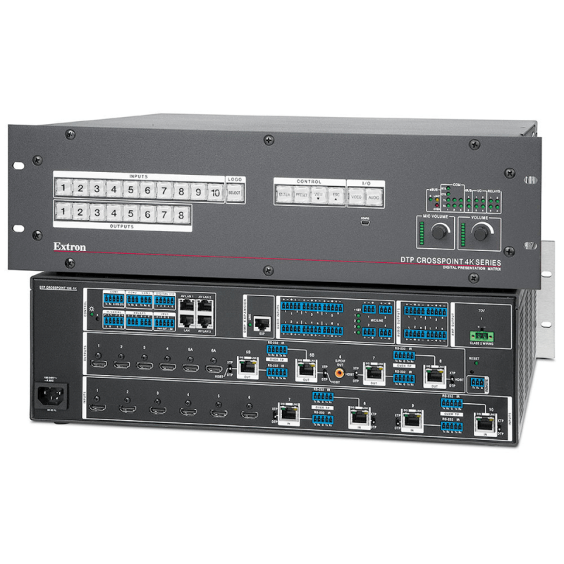 Extron 10x8 Seamless 4K Scaling Presentation Matrix Switcher