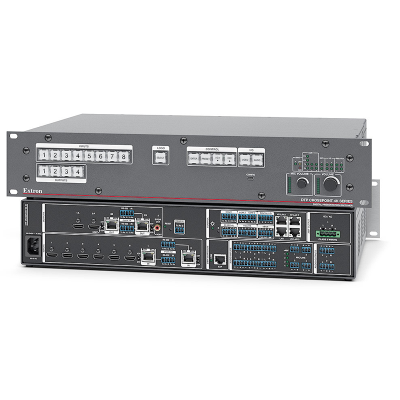 Extron 8x2 Seamless 4K Scaling Matrix Switcher