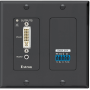 Extron DVI Twisted Pair Receiver Decorator-Style Wallplate Black 70 m