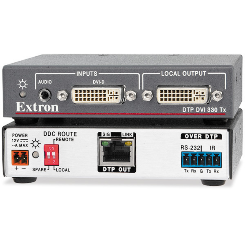 Extron Long Distance DVI Twisted Pair Transmitter - 330 feet (100 m)