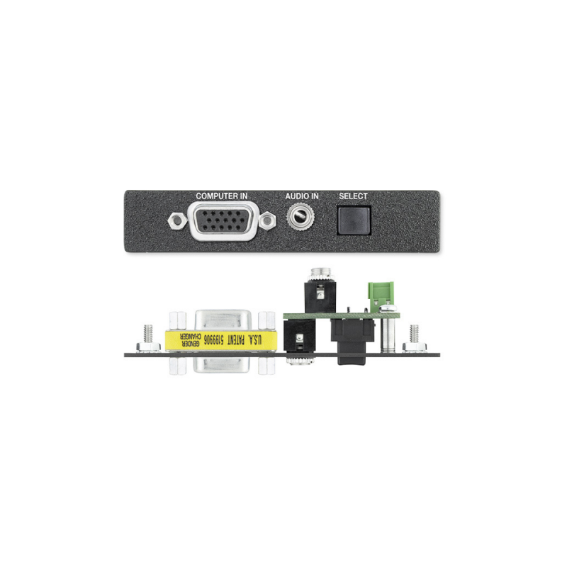 Extron Single Space AAP - White: Interface Remote Connector Plate