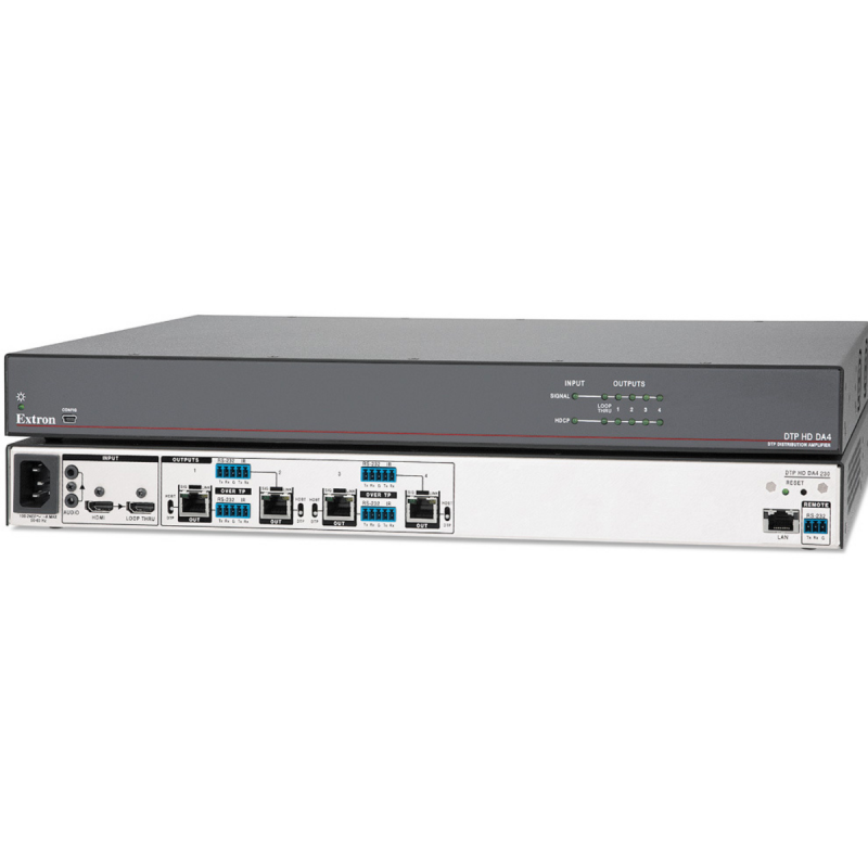 Extron HDMI to 4 Output DTP Twisted Pair Distribution Amplifier 100 m
