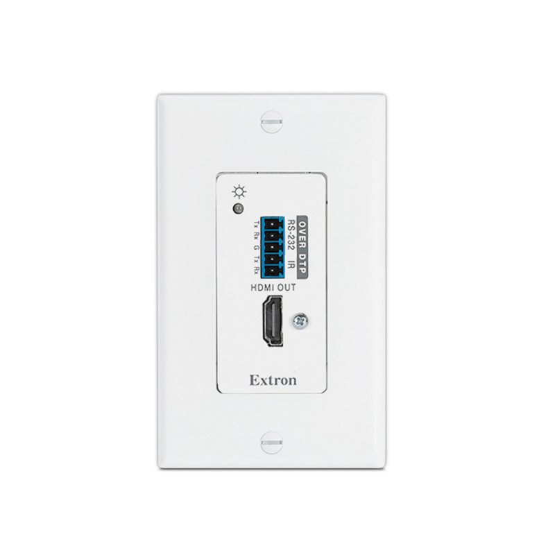 Extron DTP Receiver for HDMI - Decorator-Style Wallplate, White70 m