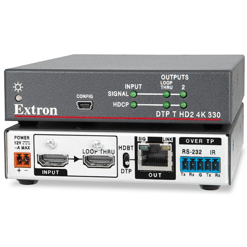 Extron DTP T HD2 4K 330 Émetteur DTP HDMI entrée / sortie sonde 100m