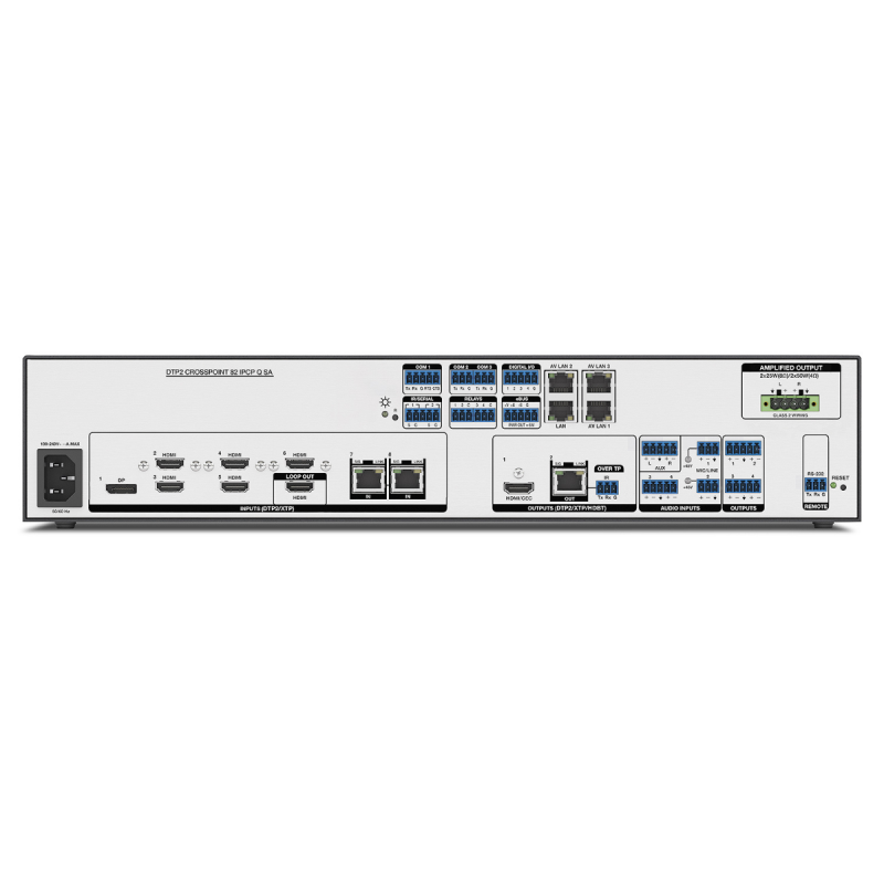 Extron Control Processor and Mono Amp, LL UI Upgrade