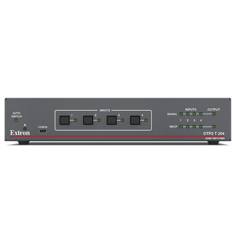 Extron 4 Input 4K/60 HDMI Switcher with Integrated DTP2 Transmitter
