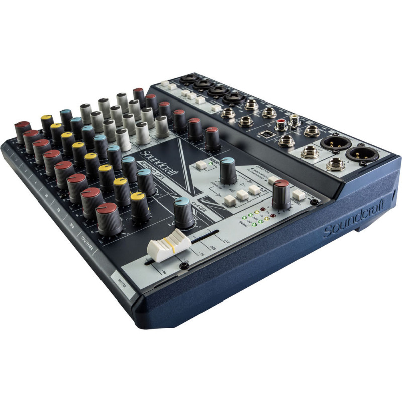 Soundcraft Notepad-12FX console de mixage avec USB I/O effets Lexicon