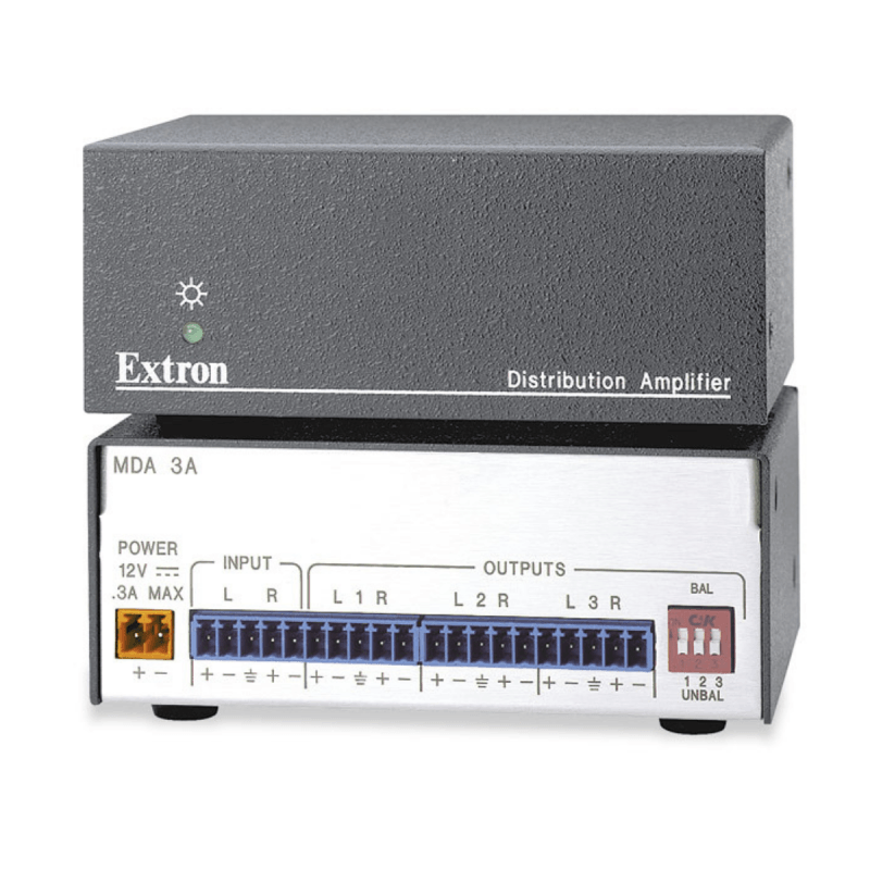 Extron Three Output Stereo Audio Distribution Amplifier