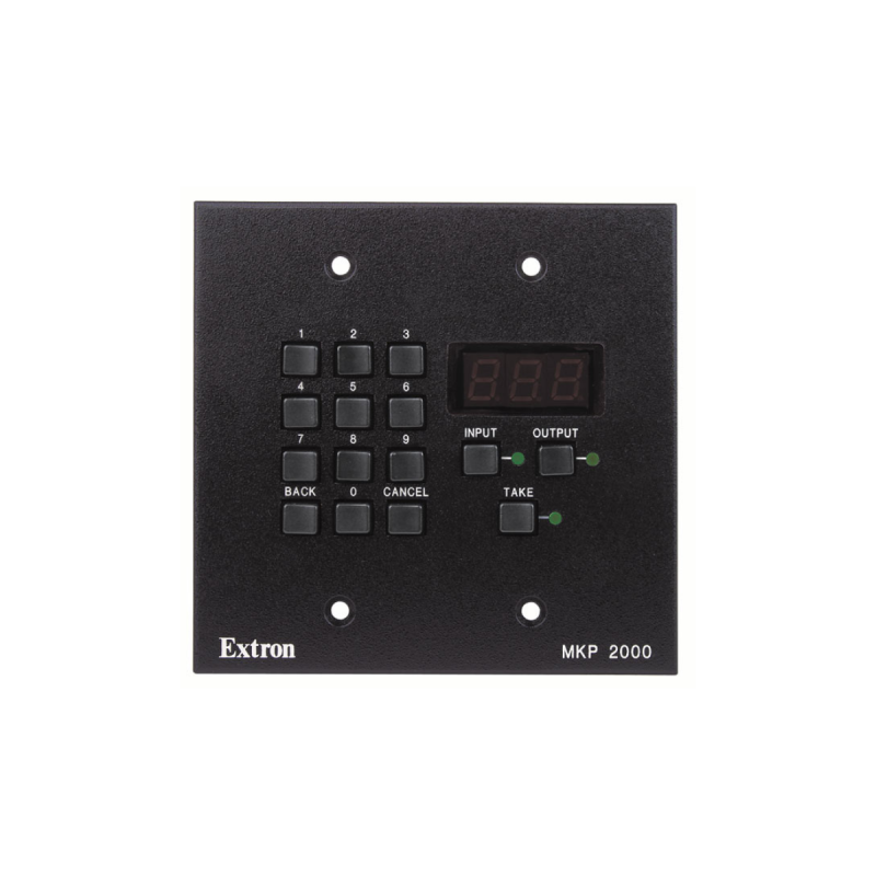 Extron Matrix Switcher X-Y Remote Control Panel - Black