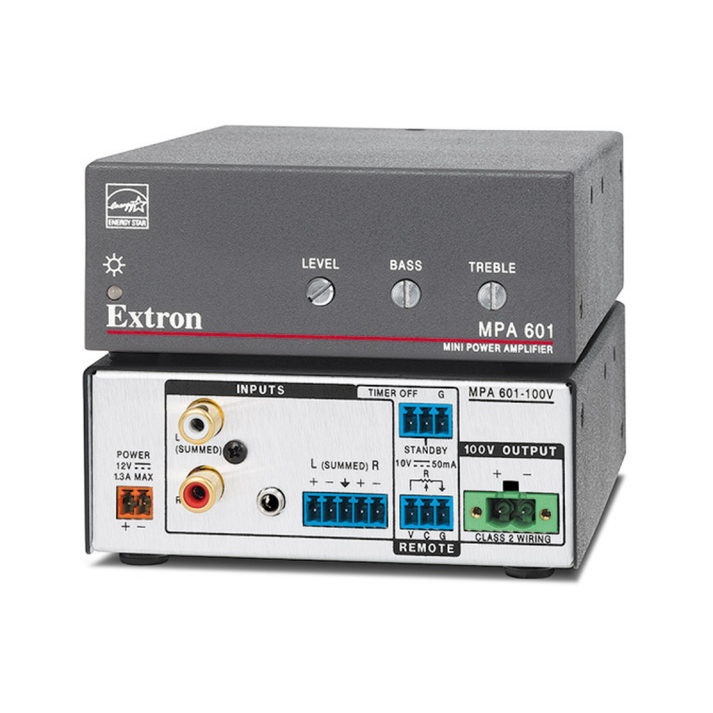 Extron One Channel Amp, 60 watts at 70 volts