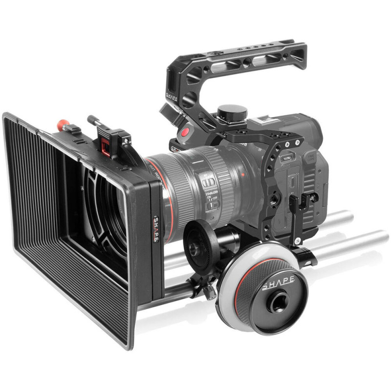 Shape kit avec mattebox follow focus pour Canon R5C R5 & R6