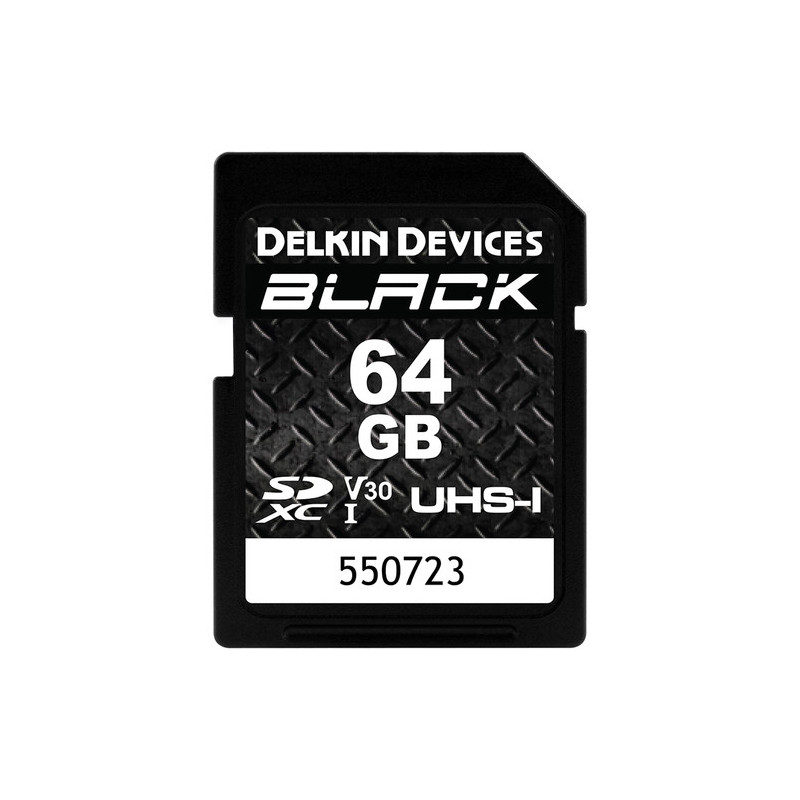 Delkin Black UHS-I Rugged SD V30 64GB