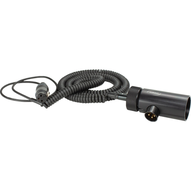 Ambient coiled cable set for QP580, mono XLR3