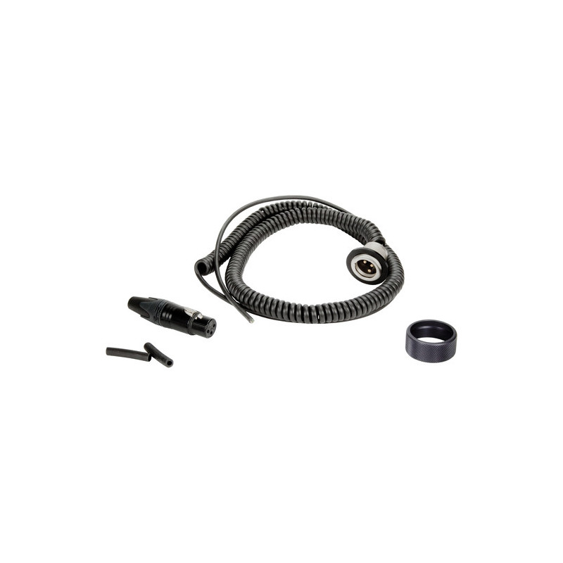 Ambient coiled cable set for QX 550 and QXS 550, mono XLR3