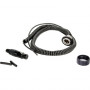 Ambient coiled cable set for QX 550 and QXS 550, mono XLR3