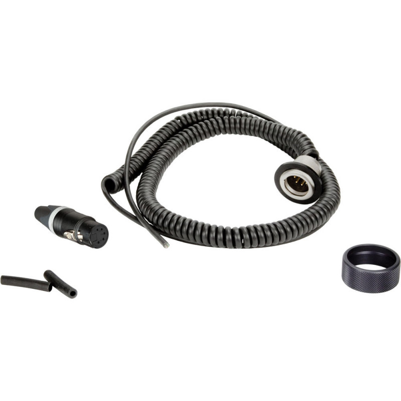 Ambient coiled cable set for QX 550 and QXS 550, stereo XLR5