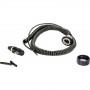 Ambient coiled cable set for QX 580 and QXS 580, stereo XLR5