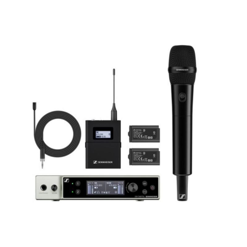 Sennheiser EW-DX Ensemble micro cravate/main ss fil 606,2-693,8MHz