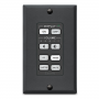 Extron Network Button Panel with 8 Buttons Decorator-Style Wallplate