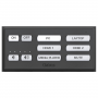 Extron Cable Cubby Enclosure with Network Button Panel - Black