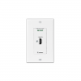 Extron XTP Transmitter for HDMI - Decorator-Style Wallplate - White