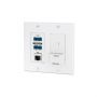 Extron XTP Receiver for HDMI - Decorator-Style Wallplate - White