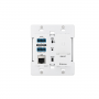 Extron XTP Receiver for HDMI - Decorator-Style Wallplate - White