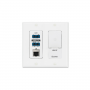 Extron XTP Receiver for HDMI - Decorator-Style Wallplate - White