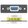 Extron  Black: One 9-pin D F to F Gender Changer